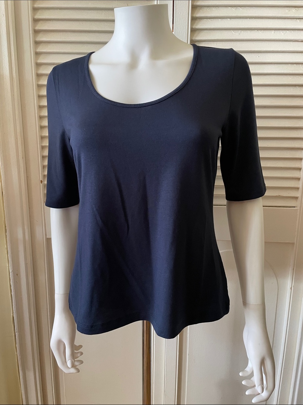 VINCE Classic Women's Scoop Neck Short Sleeve Top Size M